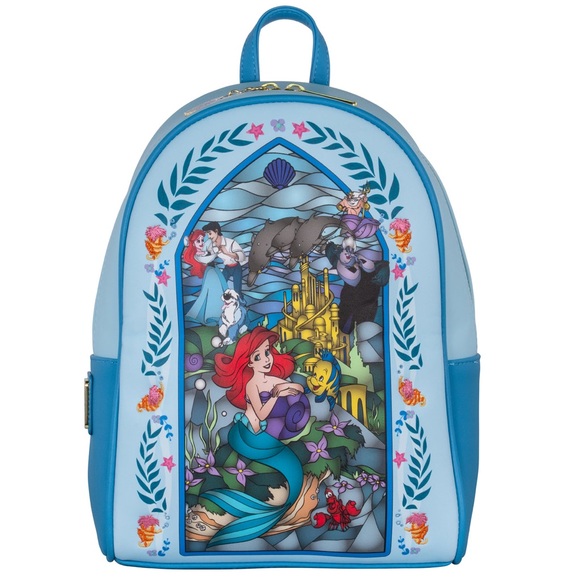 Loungefly Handbags - LOUNGEFLY LITTLE MERMAID STAINED GLASS BACKPACK DISNEY